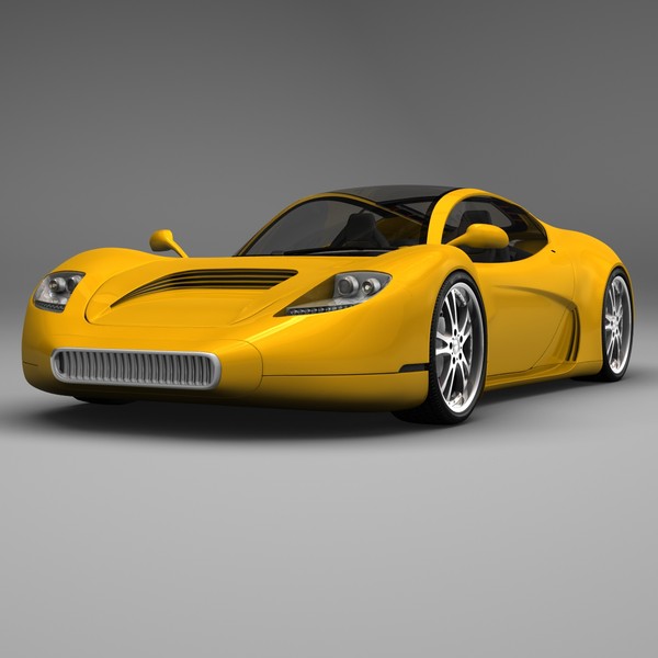 concept car 3d lwo - Free Spirit Concept Car by Ideas Unlimited